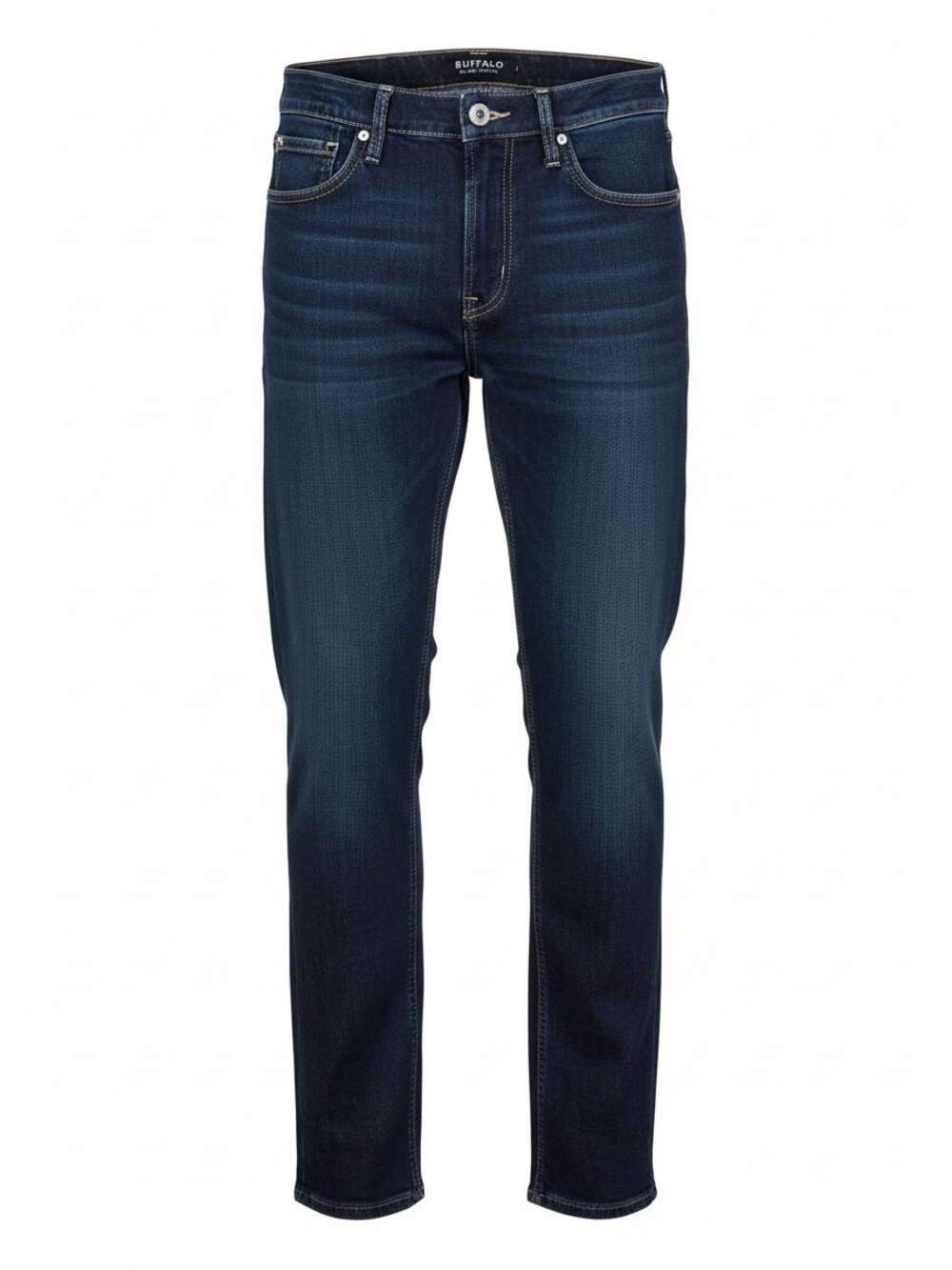 Buffalo women’s high-rise straight leg Jeans in Dark Blue Wash